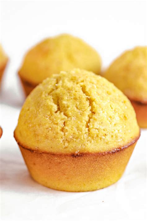 Homemade Cornmeal Muffins Savory Cornbread Muffins