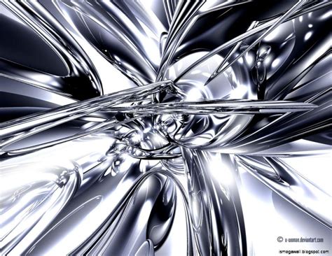 Download Wallpapers Leah Silver 3d Art Gray Backgroun