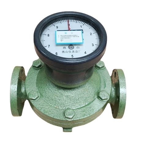 Pulse Output Positive Displacement Oval Gear Flow Meter For Heavy Oil