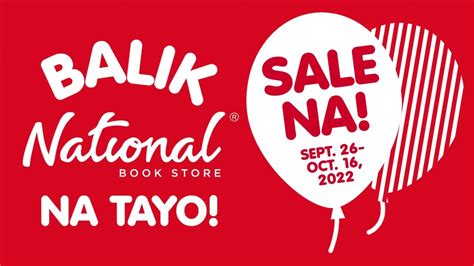 Th Anniversary Sale Ng National Book Store Youtube