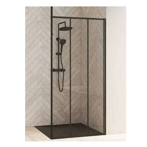 Kinedo Aquafactory Thermostatic Shower Black Superbath