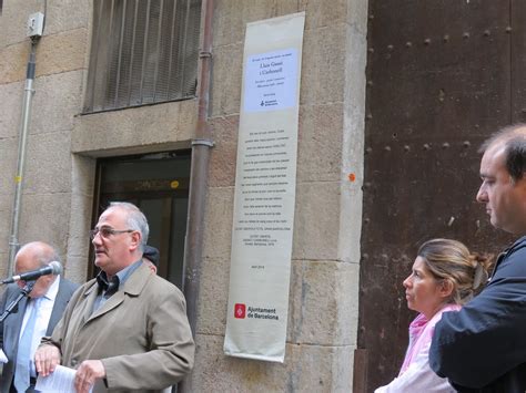 Inauguraci Placa A Llu S Gass I Carbonell Ciutat Vella Bcn Flickr