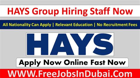 HAYS Recruitment Careers New Vacancies