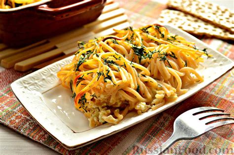 Рецепт: Макароны с яйцом на RussianFood.com