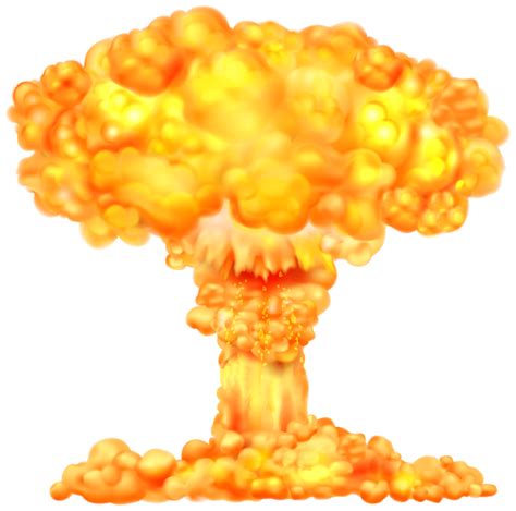 Download High Quality Explosion Transparent Mushroom Cloud Transparent