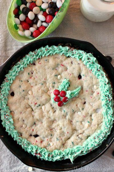 Holiday Funfetti® Skillet Cookie Domestically Creative