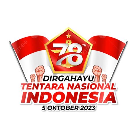 Greetings Of Hut Tni 2023 Vector Hut Tni 2023 Text Hut Tni 2023