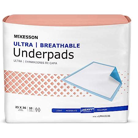 Amazon Mckesson Ultra Underpads Incontinence Bed Pads Heavy