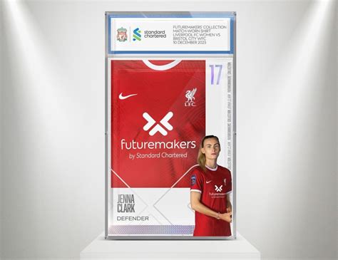 Jenna Clark Futuremakers X Liverpool FC Collection Match Worn Shirt