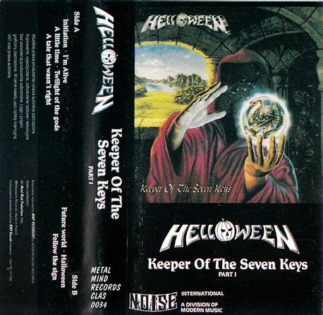 Helloween Keeper Of The Seven Keys Part Cassette Discogs