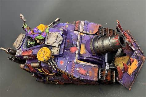 In Stock Ork Kill Bursta Kill Blasta Tank Warhammer Miniatures Painted