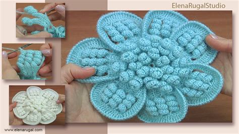 Crochet Flower With Spiral Petals YouTube