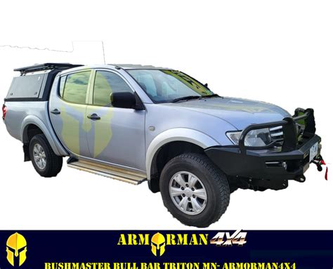 Bushmaster Bull Bar For Triton Mnml Armorman4x4