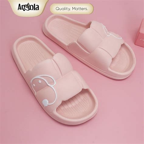 Jual Angola Sendal Santai Jelly Slip On Pastel Color H38 Sendal Rumah