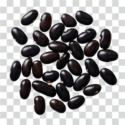 Premium Psd Black Bean Isolate On Transparent Background