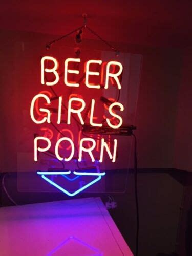 X BEER GIRLS PORN Neon Sign Light Handcraft Artwork Nightlight