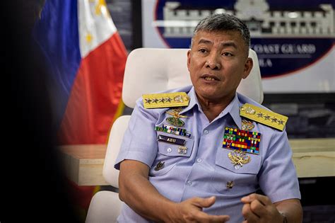 Philippines Coast Guard Chief Says Boosts South China Sea Presence