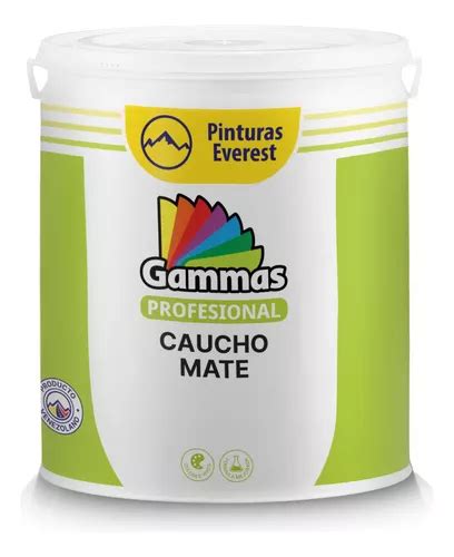 Pintura Caucho Mate Gammas Profesional Galon Everest Mercadolibre