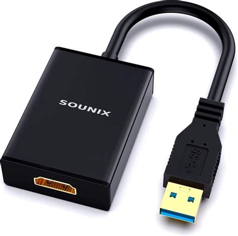 Sounix Usb 30 Naar Hdmi Usb Display Adapterkabel Hdmi Converter