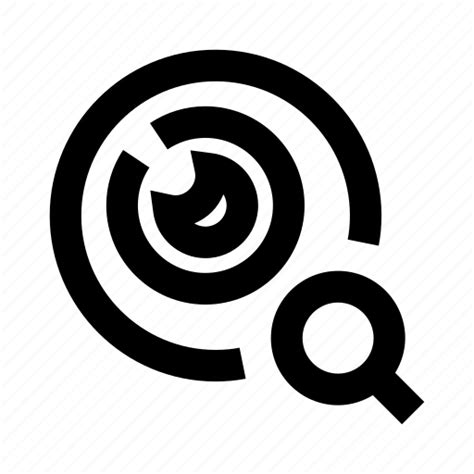 Eye Vision Test Retinal Optometry Optical Check Icon Download