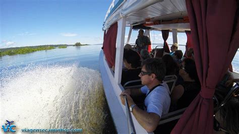 Passeio De Barco Em Manaus Encontro Das Águas Botos E Aldeia Indígena Viagens E Caminhos