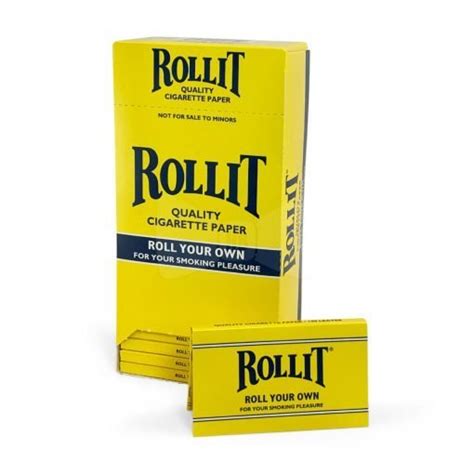 Rollit Single Wide Rolling Papers 24 Booklets Basha Imports