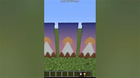 How To Make A Sunrise Banner In Minecraft Youtube