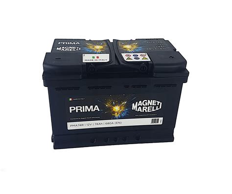 AKUMULATOR 067260035002 MAGNETI MARELLI 74Ah 640A 12V PMA74R Mm PMA74R