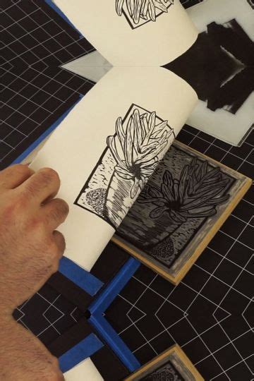 It S Time To Print Your Linocut Learn How To Register Your Paper On