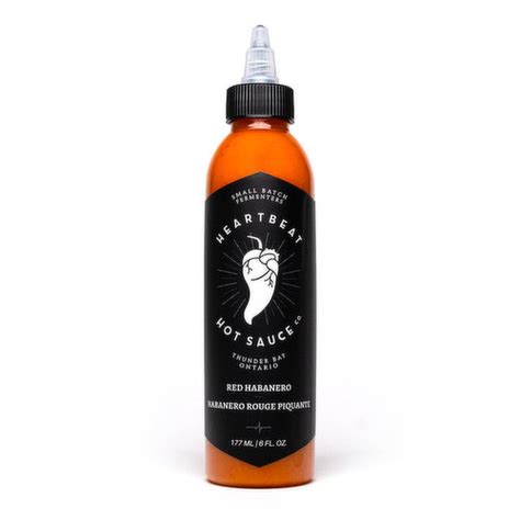 Heartbeat Hot Sauce Red Habanero Choices Markets