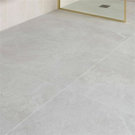 Lucca White Anti Slip Matt Stone Porcelain Wall Floor Tiles