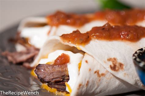 Crock Pot Shredded Beef Burritos The Recipe Wench