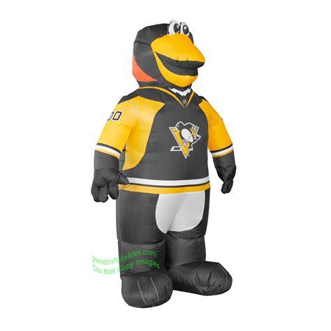 7' Air Blown Inflatable NHL Pittsburgh Penguins Iceburgh Mascot