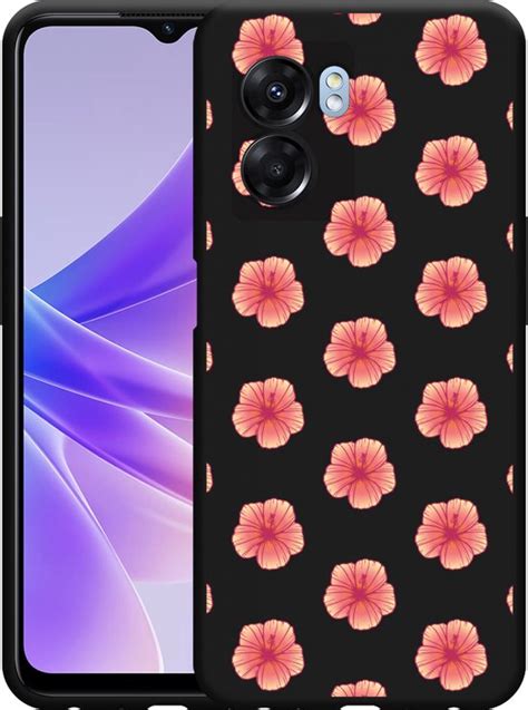 Oppo A Hoesje Zwart Hawaiiaanse Bloemen Designed By Cazy Bol