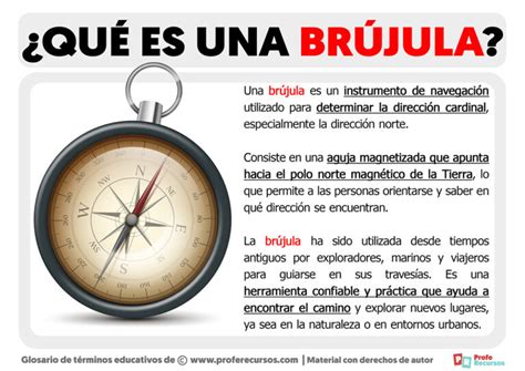 Qué es una Brújula Definición de Brújula