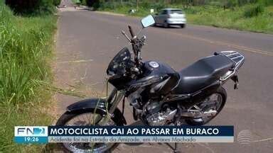 Fronteira Not Cias Edi O Motociclista Fica Ferido Ao Sofrer Queda