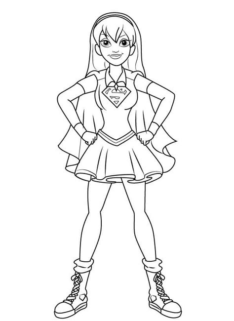 Superhero Coloring Pages Coloring Pages For Girls Cartoon Coloring