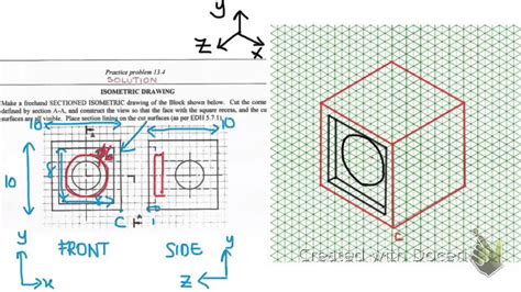 Isometric Drawing Definition