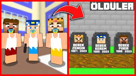 Bebek Zengİn Fakİr Ve Kerem Komİser ÖldÜ 😱 Minecraft Zengİn Fakİr