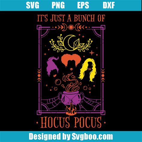 Hocus Pocus Svg Sanderson Sisters Svg Witch Halloween Svg