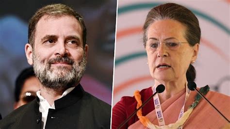 Flight Carrying Congress Leaders Sonia Gandhi And Rahul Gandhi Make