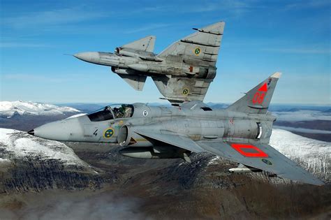 Saab Viggen Full HD Wallpaper and Background | 2406x1600 | ID:104216