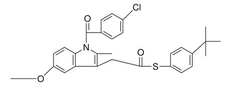 S 4 Tert Butylphenyl 1 4 Chlorobenzoyl 5 Methoxy 2 Methyl 1h Indol