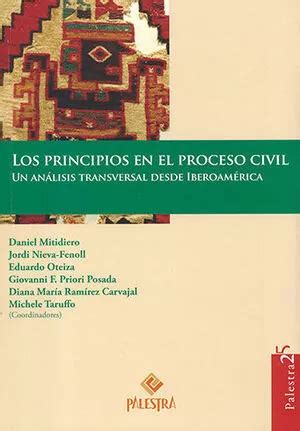 Libro Principios En El Proceso Civil Los Original Env O Gratis