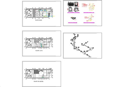 Instalación Sanitaria En Vivienda En Autocad Cad 7927 Kb Bibliocad