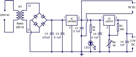 lm7805 circuit diagram - Circuit Diagram