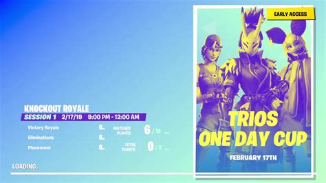 Fortnite Battle Royale Pop Up Cup Trios Youtube