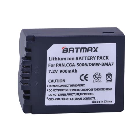 1 Pc CGA S006 S006E CGR S006E S006A DMW BMA7 Battery For Panasonic