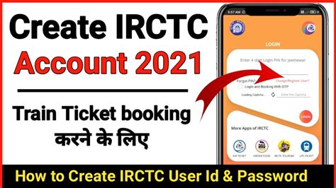 IRCTC Account Kaise Banaye How To Create Irctc Account Create