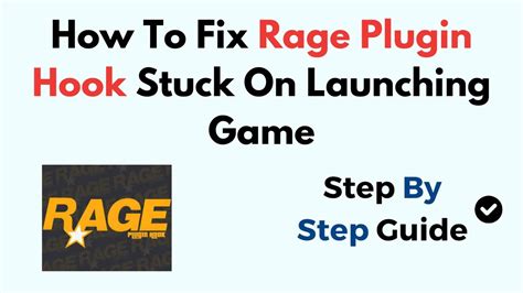 How To Fix Rage Plugin Hook Stuck On Launching Game YouTube